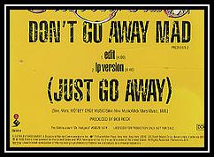 Don't Go Away Mad (Just Go Away) Ringtone Download Free