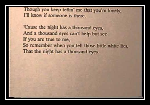 The Night Has A Thousand Eyes Ringtone Download Free